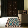 Handmade Afghan Vegetable Kilim 2' 10" x 4' 5" ft / 87 x 135 cm - No. P36133