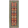 Hand Woven Wool Kelim Runner 3' 1" x 9' 8" ft / 93 x 294 cm - No. P36168