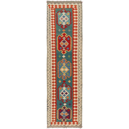 Long Chobi Kilim Runner 2' 8" x 9' 10" ft / 81 x 300 cm - No. P36171