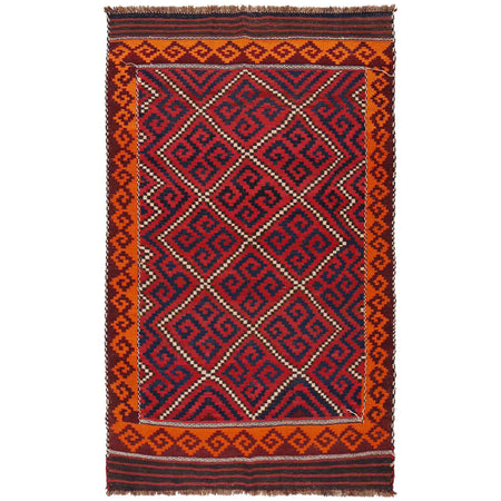 Afghan Vintage Kilim 5' 9" x 9' 8" ft / 175 x 294 cm - No. P36186