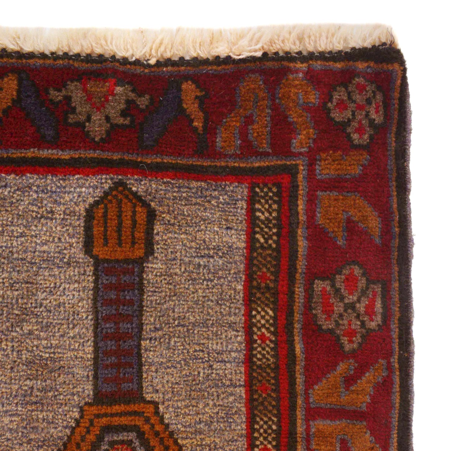 Fine Quality Prayer Rug 2' 10" x 4' 7" ft / 86 x 140 cm -No. P36188