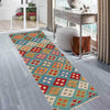 Handmade Vegetable Kilim Runner 1' 8" x 4' 11" ft / 52 x 150 cm - No. P36220
