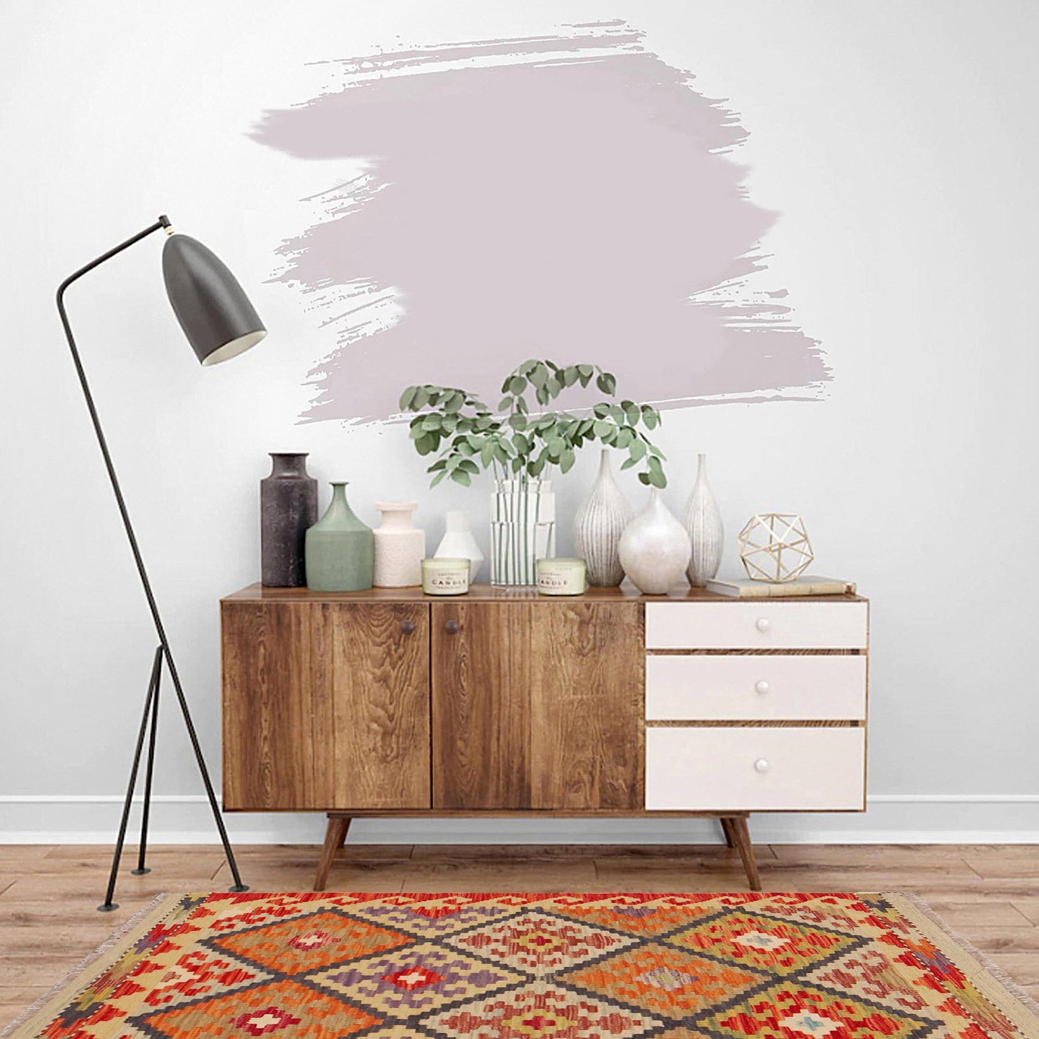 Handmade Vegetable Kilim 2' 9" x 4' 2" ft / 84 x 127 cm - No. P36249