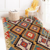 Handmade Vegetable Kilim 2' 10" x 4' 3" ft / 86 x 129 cm - No. P36256