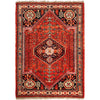 Rich Red Color Shiraz Carpet 3' 5" x 4' 9" ft / 103 x 144 cm - No. P36257