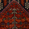 Rich Red Color Shiraz Carpet 3' 5" x 4' 9" ft / 103 x 144 cm - No. P36257