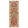 Hand Made Afghan Kilim Runner 3' 2" x 9' 4" ft / 97 x 285 cm - No. P36258