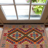 Hand Knotted Flatweave Kilim 2' 0" x 3' 7" ft / 62 x 110 cm - No. P36273