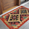 Hand Woven Wool Kelim 1' 10" x 3' 0" ft / 57 x 92 cm - No. P36280