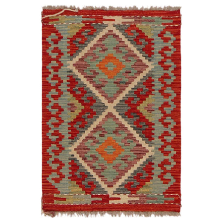 Small Size Chobi Kilim 2' 0" x 2' 11" ft / 62 x 90 cm - No. P36302