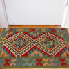 Handmade Turkish Design Wool Kilim 2' 0" x 3' 2" ft / 60 x 96 cm - No. P36315