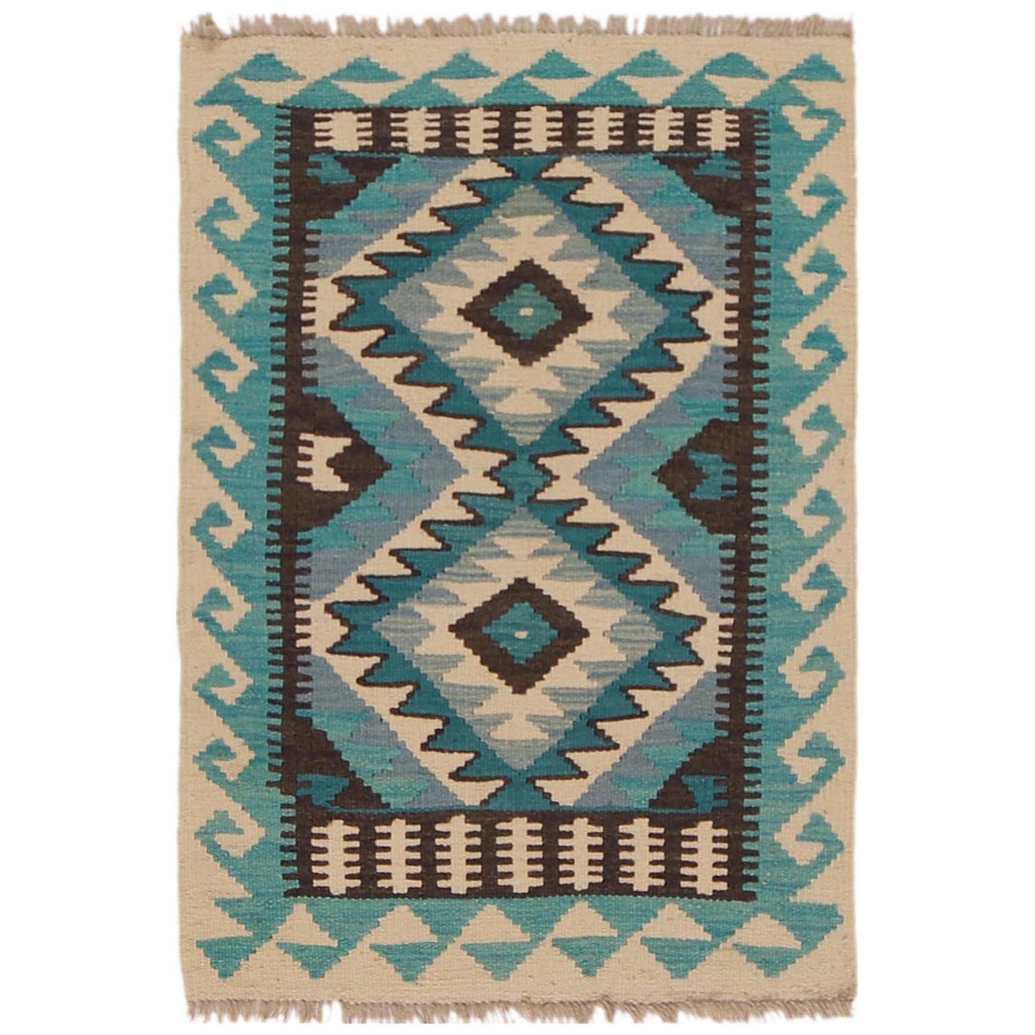 Small Size Chobi Kilim 2' 2" x 3' 1" ft / 67 x 95 cm - No. P36316