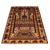 Islamic Prayer Carpet 2' 9" x 4' 0" ft / 84 x 123 cm - No. P36322