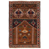 Handmade Prayer Rug 2' 9" x 4' 0" ft / 84 x 123 cm - No. P36326