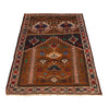 Handmade Prayer Rug 2' 9" x 4' 0" ft / 84 x 123 cm - No. P36326