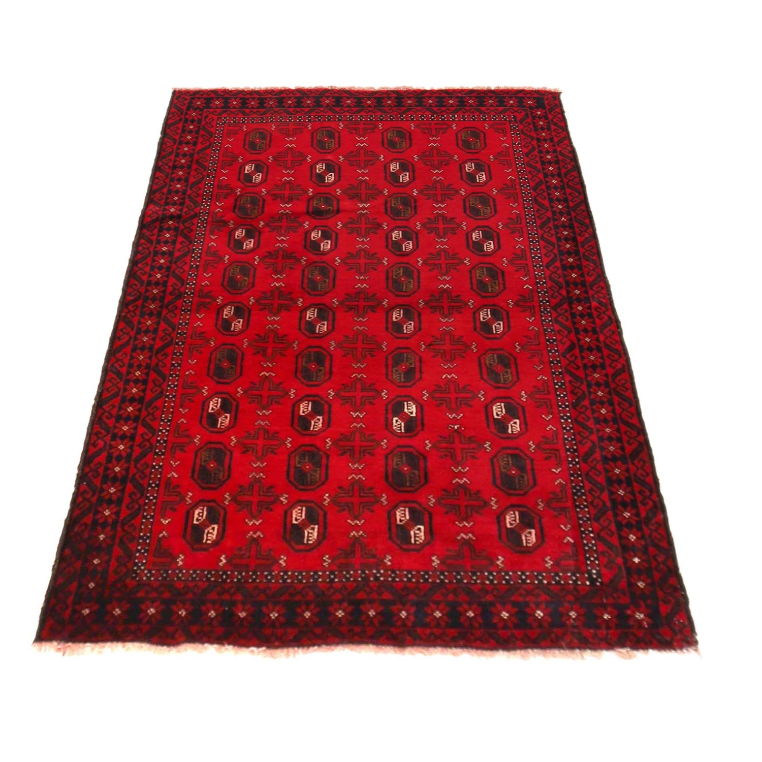 Red Color Baluchi Rug  3' 0" x 4' 7" ft / 92 x 139 cm - No. P36327