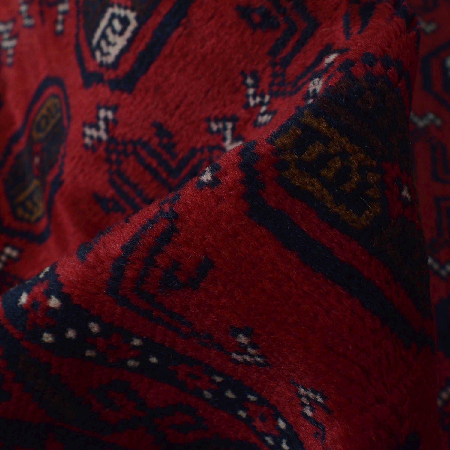 Red Color Baluchi Rug  3' 0" x 4' 7" ft / 92 x 139 cm - No. P36327