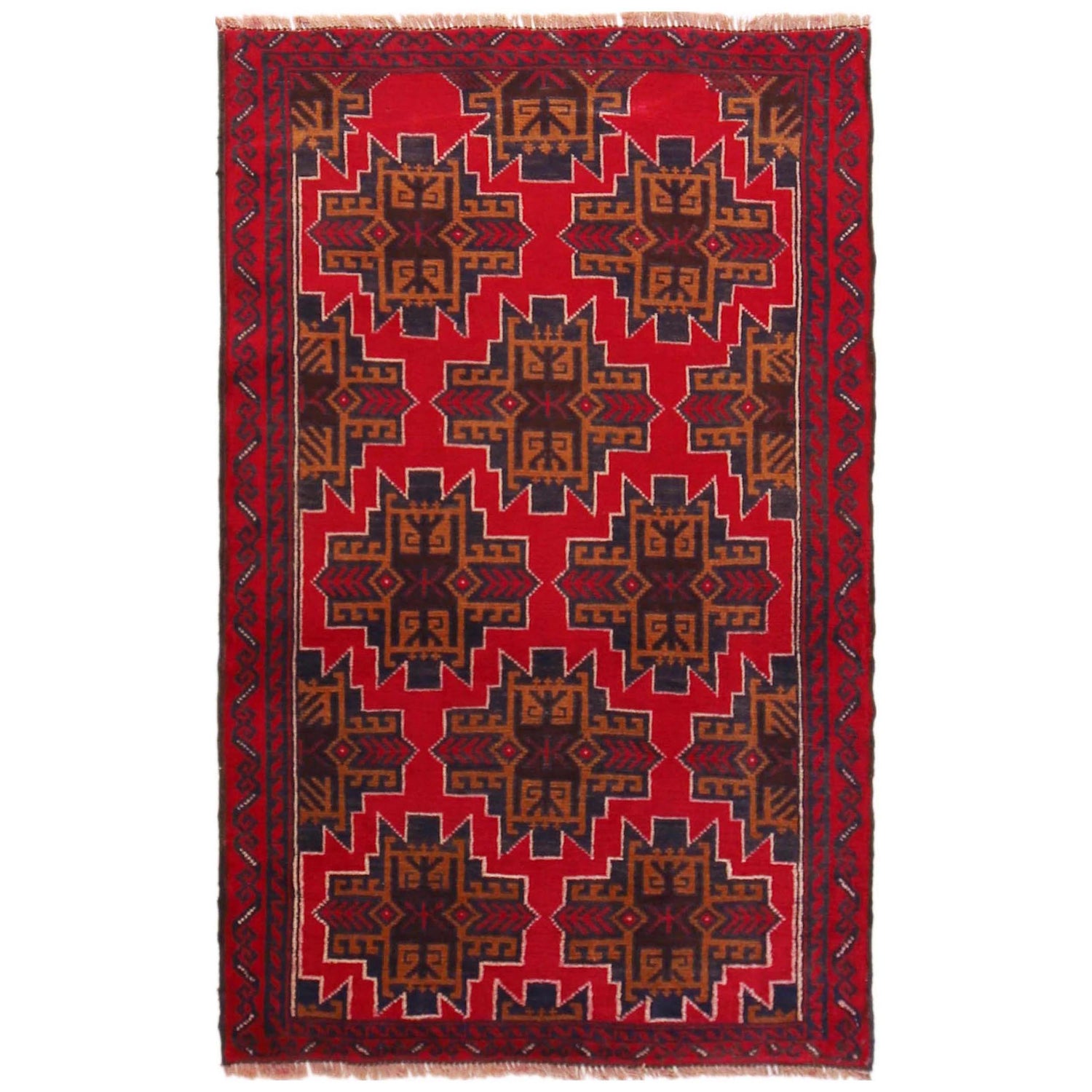 Baluch Small Size Rug 2' 7" x 4' 4" ft / 80 x 131 cm - No. P36330