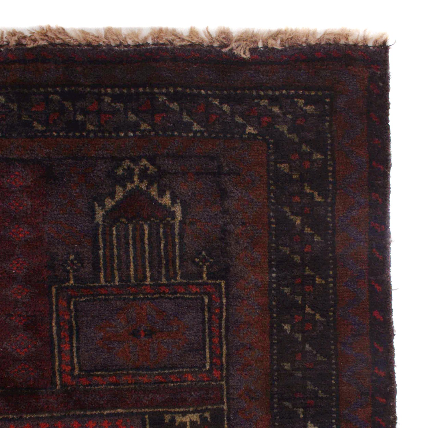 Small Prayer Carpet 2' 10" x 4' 4" ft / 86 x 133 cm - No. P36331