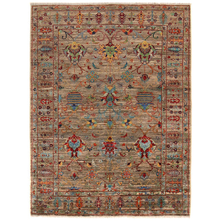 Modern Sultani Carpet 5' 0" x 6' 8" ft / 152 x 204 cm - No. P36345