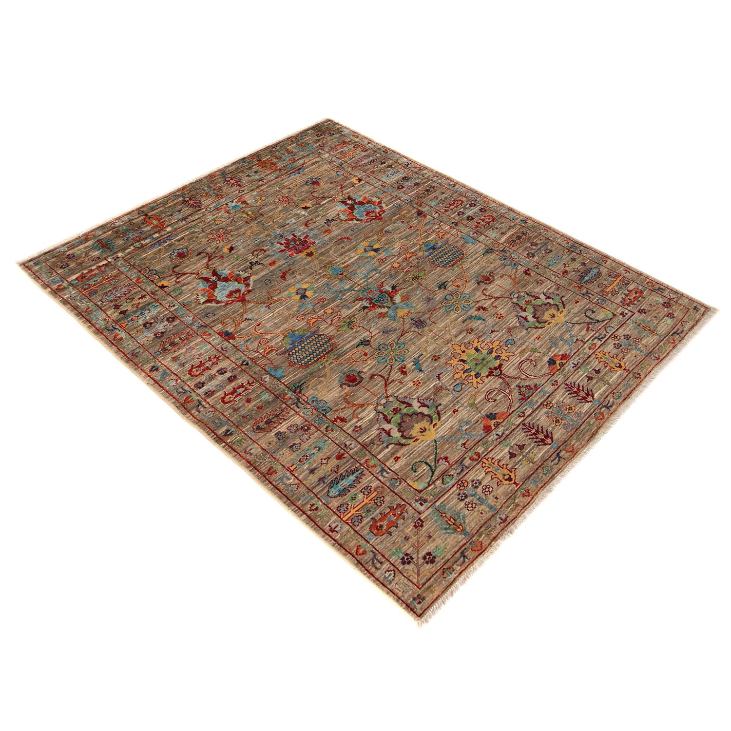 Modern Sultani Carpet 5' 0" x 6' 8" ft / 152 x 204 cm - No. P36345