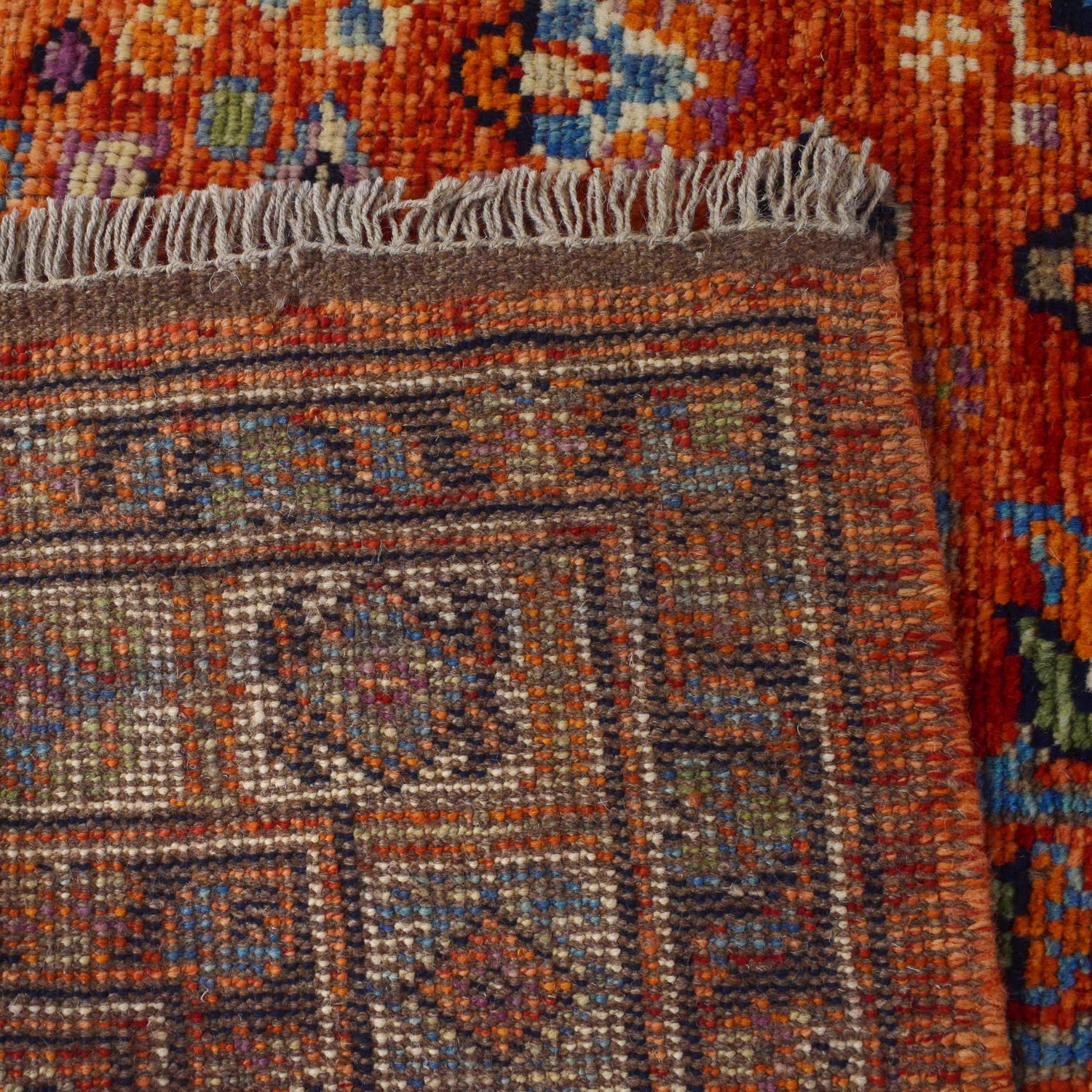 Handmade Sherazi Area Rug 6' 0" x 7' 7" ft / 184 x 231 cm - No. P36349