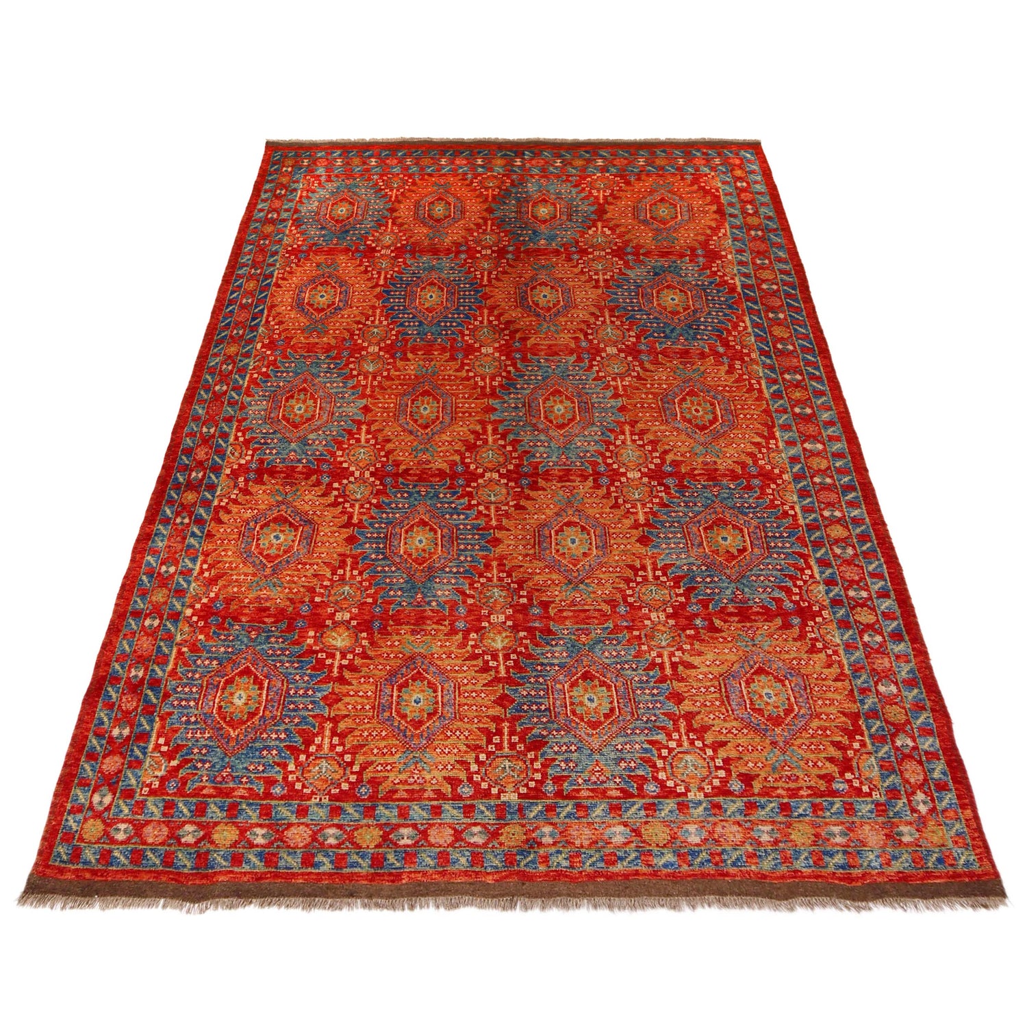 Contemporary Oushak Rug 6' 7" x 9' 5" ft / 200 x 286 cm - No. P36350