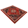Rich Red Color Shiraz Carpet 5' 1" x 6' 4" ft / 156 x 194 cm - No. P36361
