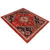 Rich Red Color Shiraz Carpet 5' 1" x 6' 4" ft / 156 x 194 cm - No. P36361