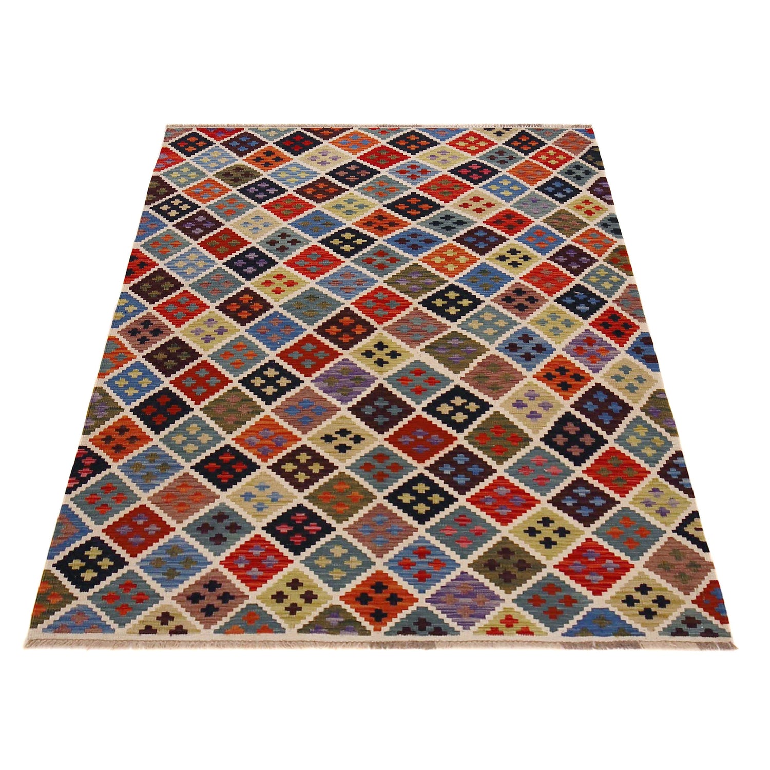 Medium Size Chobi Kilim 5' 1" x 6' 9" ft / 156 x 205 cm - No. P36366