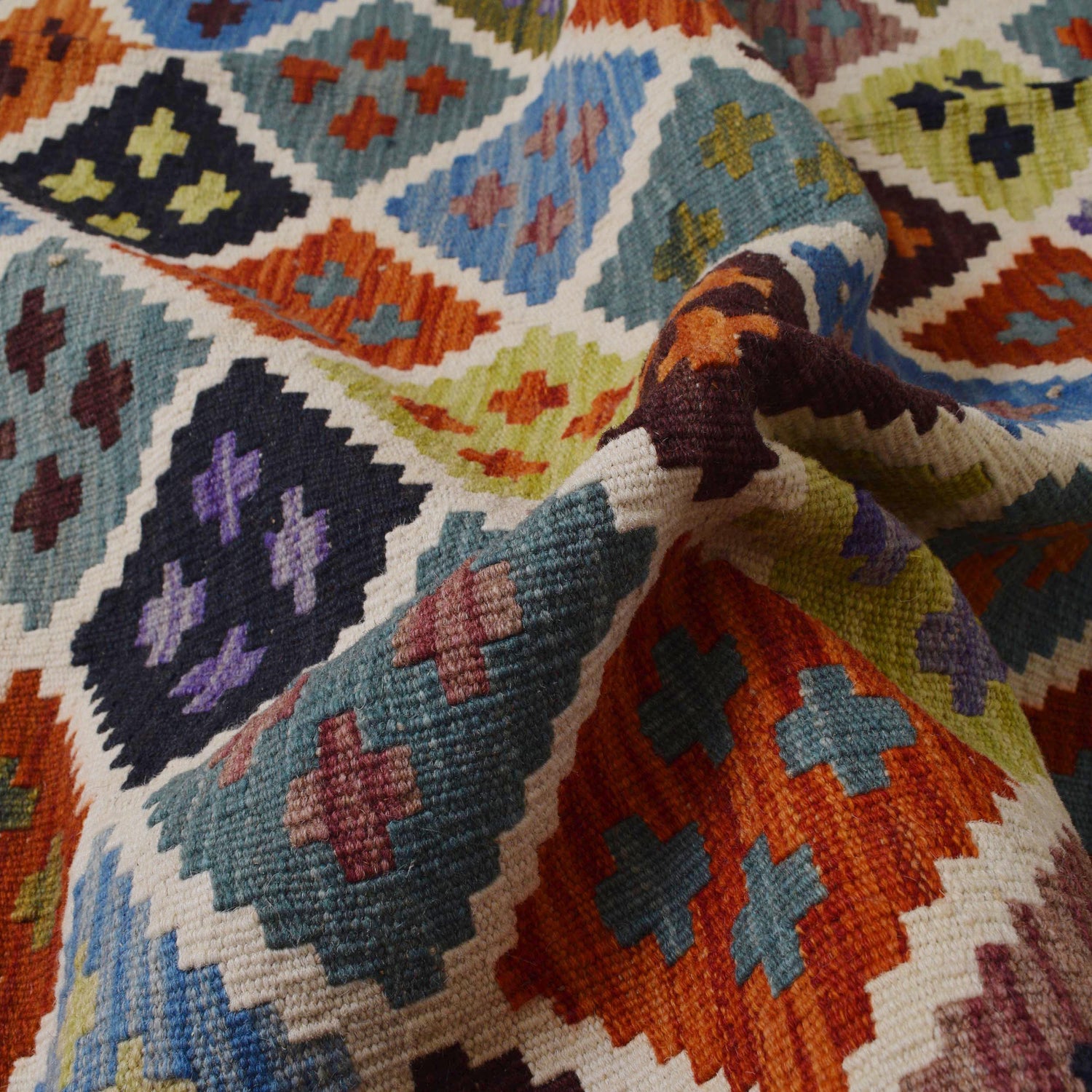 Medium Size Chobi Kilim 5' 1" x 6' 9" ft / 156 x 205 cm - No. P36366