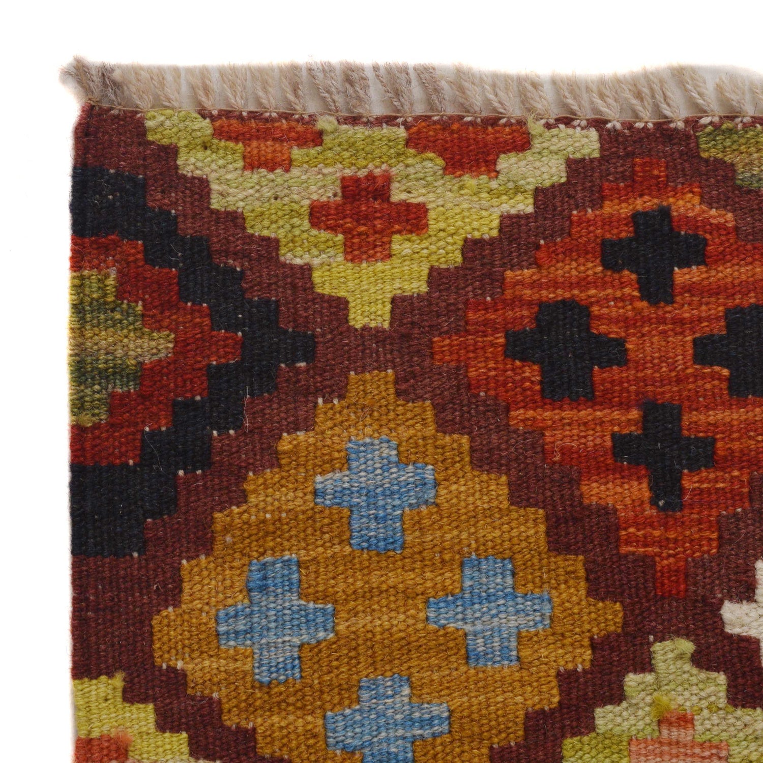 Handmade Vegetable Kilim 3' 3" x 4' 10" ft / 100 x 147 cm - No. P36369