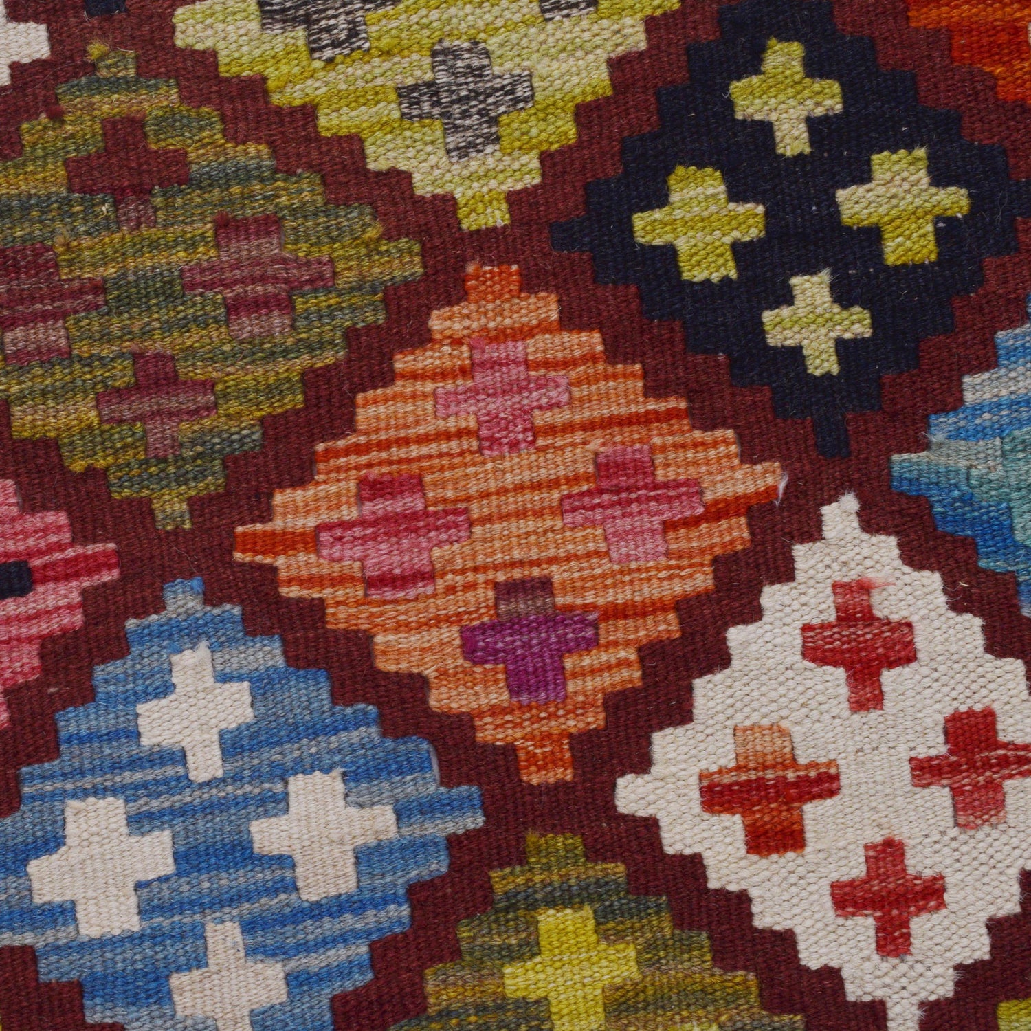 Handmade Vegetable Kilim 3' 3" x 4' 10" ft / 100 x 147 cm - No. P36369