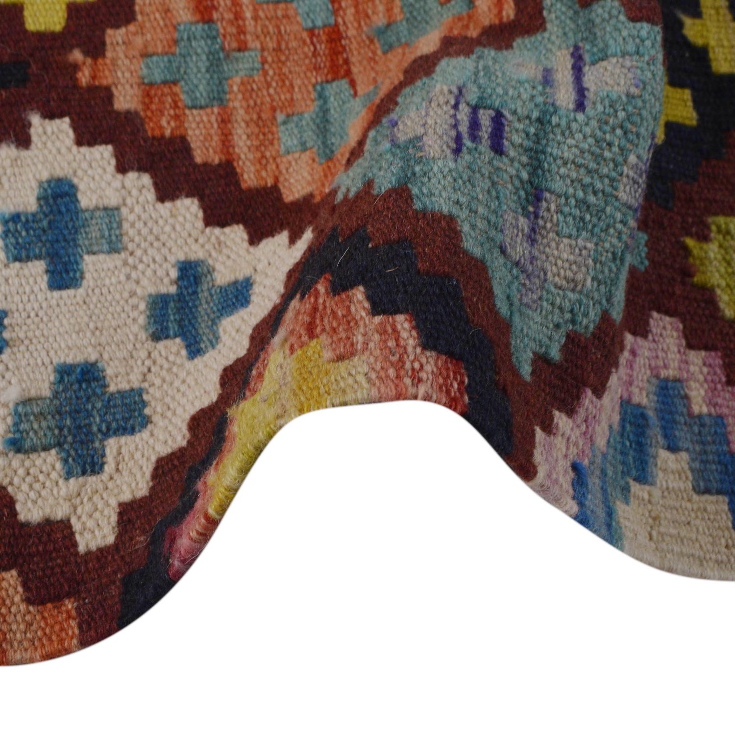 Handmade Vegetable Kilim 3' 3" x 4' 10" ft / 100 x 147 cm - No. P36369