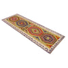 Hand Knotted Flatweave Kilim Runner 2' 2" x 6' 7" ft / 67 x 200 cm - No. P36370