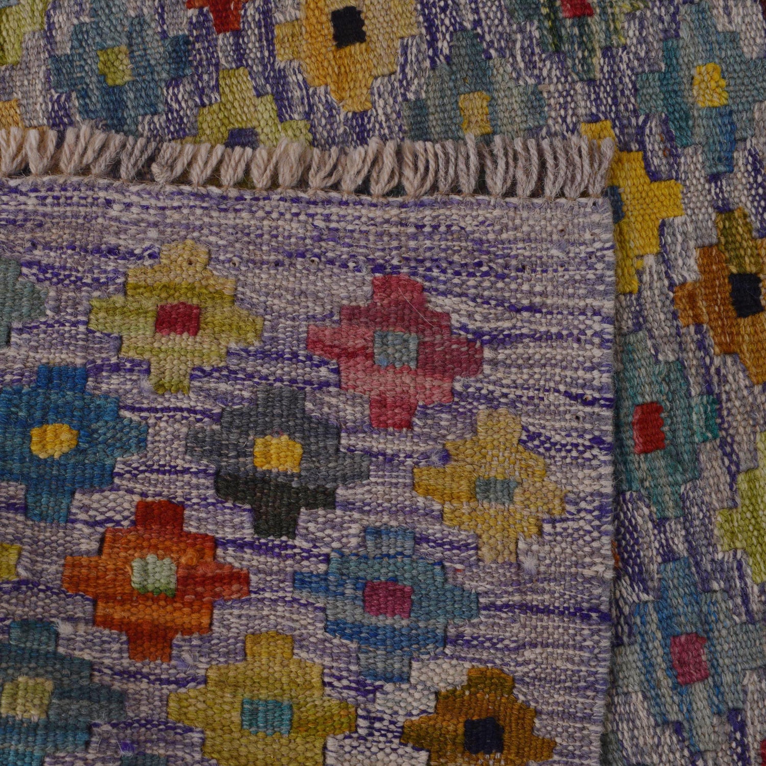 Handmade Vegetable Kilim Runner 1' 11" x 4' 9" ft / 59 x 146 cm - No. P36372