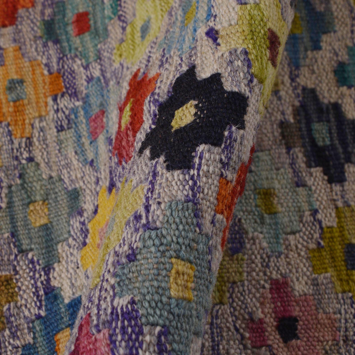 Handmade Vegetable Kilim Runner 1' 11" x 4' 9" ft / 59 x 146 cm - No. P36372