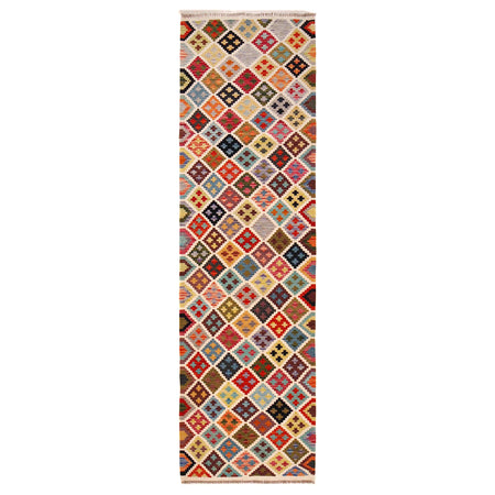 Long Chobi Kilim Runner 2' 8" x 9' 7" ft / 82 x 293 cm - No. P36387