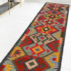 Hand Knotted Flatweave Kilim Runner 1' 8" x 9' 5" ft / 50 x 287 cm - No. P36388
