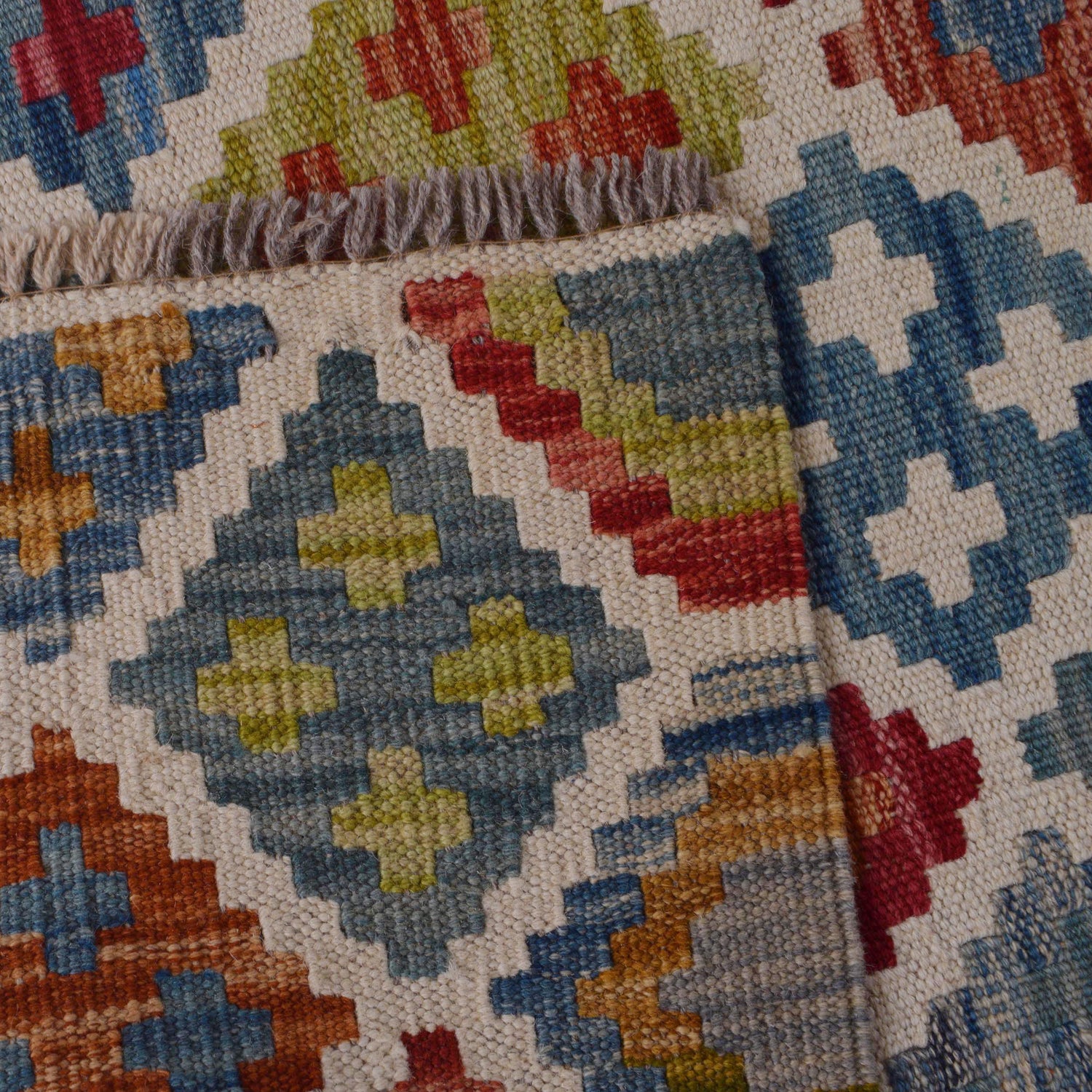 Handmade Vegetable Kelim 3' 3" x 5' 0" ft / 100 x 153 cm - No. P36390