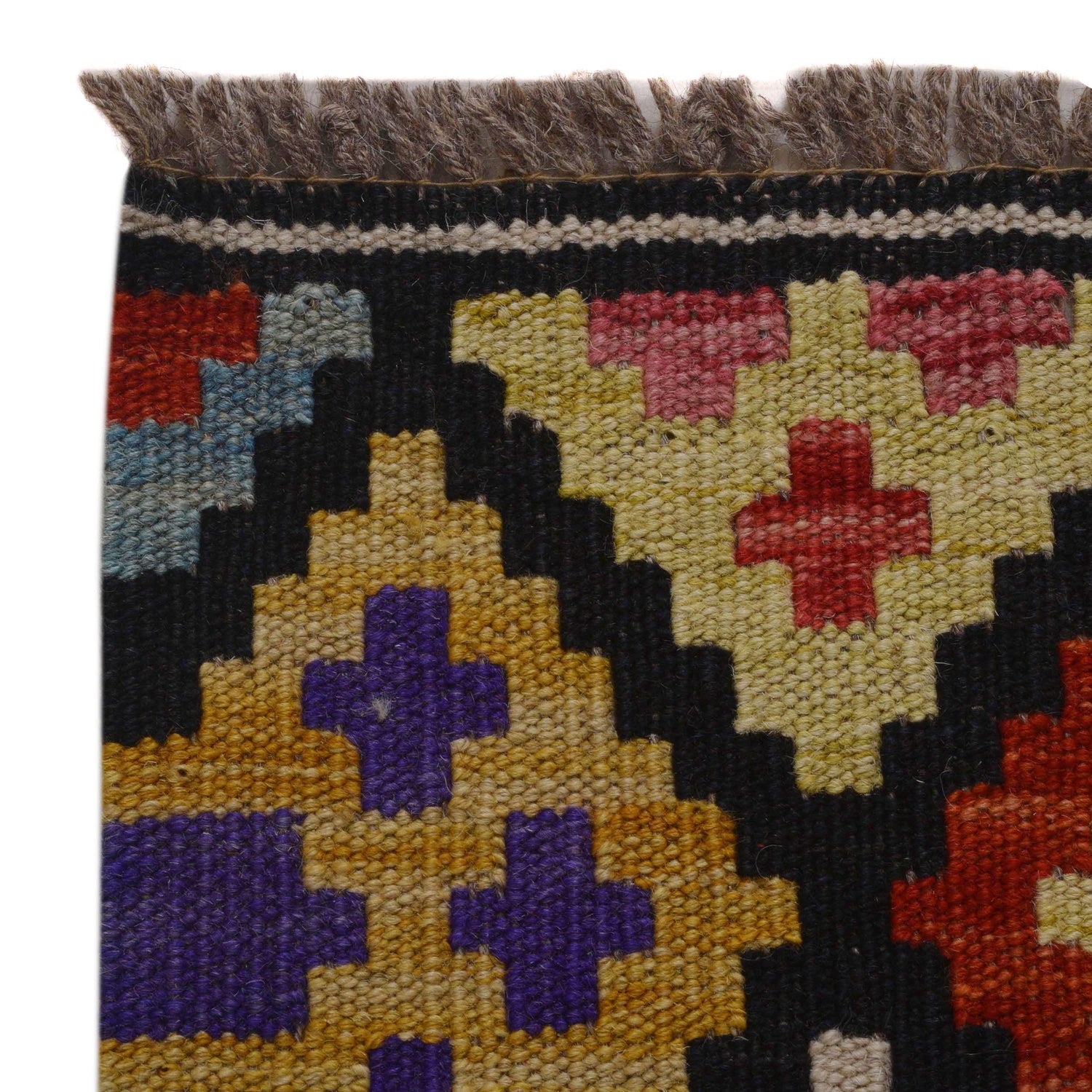 Hand Woven Wool Kelim 3' 5" x 5' 0" ft / 103 x 152 cm - No. P36392