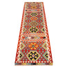 Handmade Afghan Vegetable Kilim Runner 2' 10" x 9' 9" ft / 86 x 297 cm - No. P36394