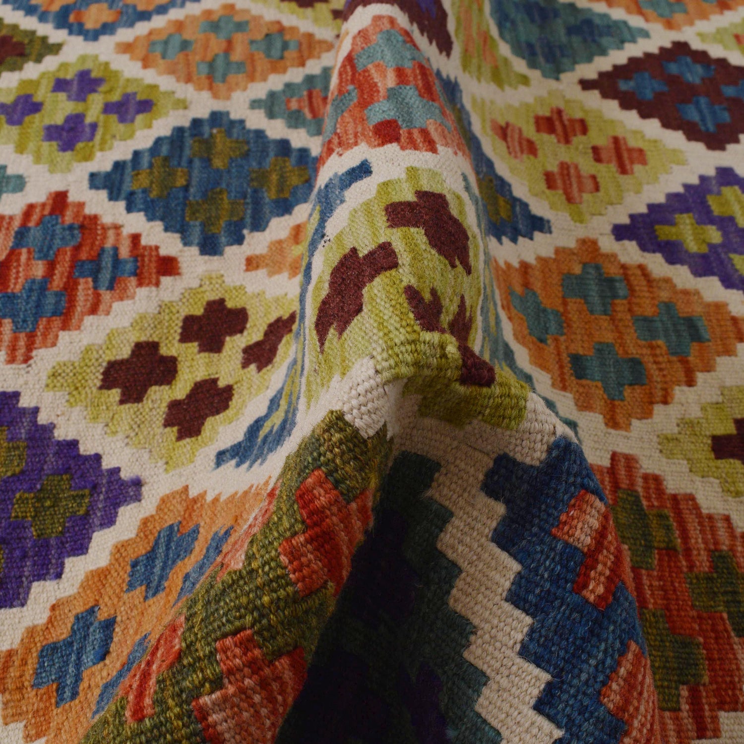 Small Size Chobi Kilim 3' 3" x 4' 11" ft / 100 x 149 cm - No. P36395