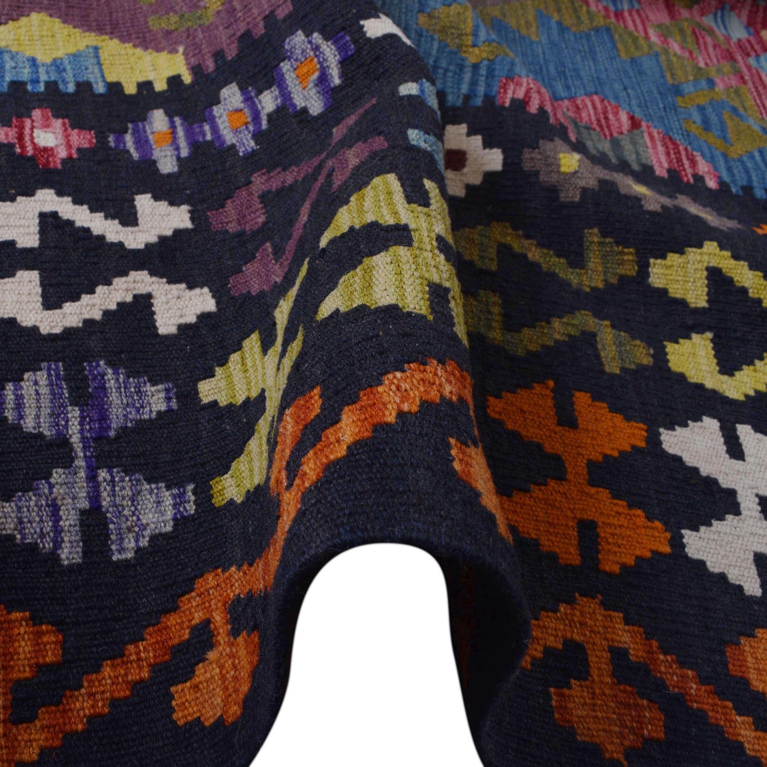 Hand Knotted Flatweave Kilim 10' 2" x 16' 5" ft / 309 x 500 cm - No. P36398