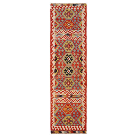 Long Kilim Runner 2' 8" x 10' 3" ft / 82 x 312 cm - No. P36403