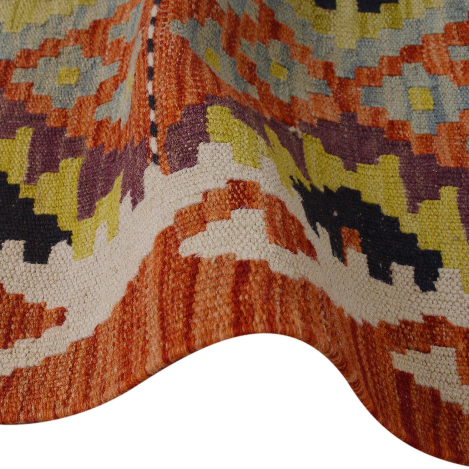 Long Kilim Runner 2' 8" x 10' 3" ft / 82 x 312 cm - No. P36403