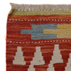 Multi Color ful Flat-Weave Wool Kilim Runner 2' 9" x 9' 7" ft / 83 x 292 cm - No. P36404