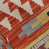 Multi Color ful Flat-Weave Wool Kilim Runner 2' 9" x 9' 7" ft / 83 x 292 cm - No. P36404