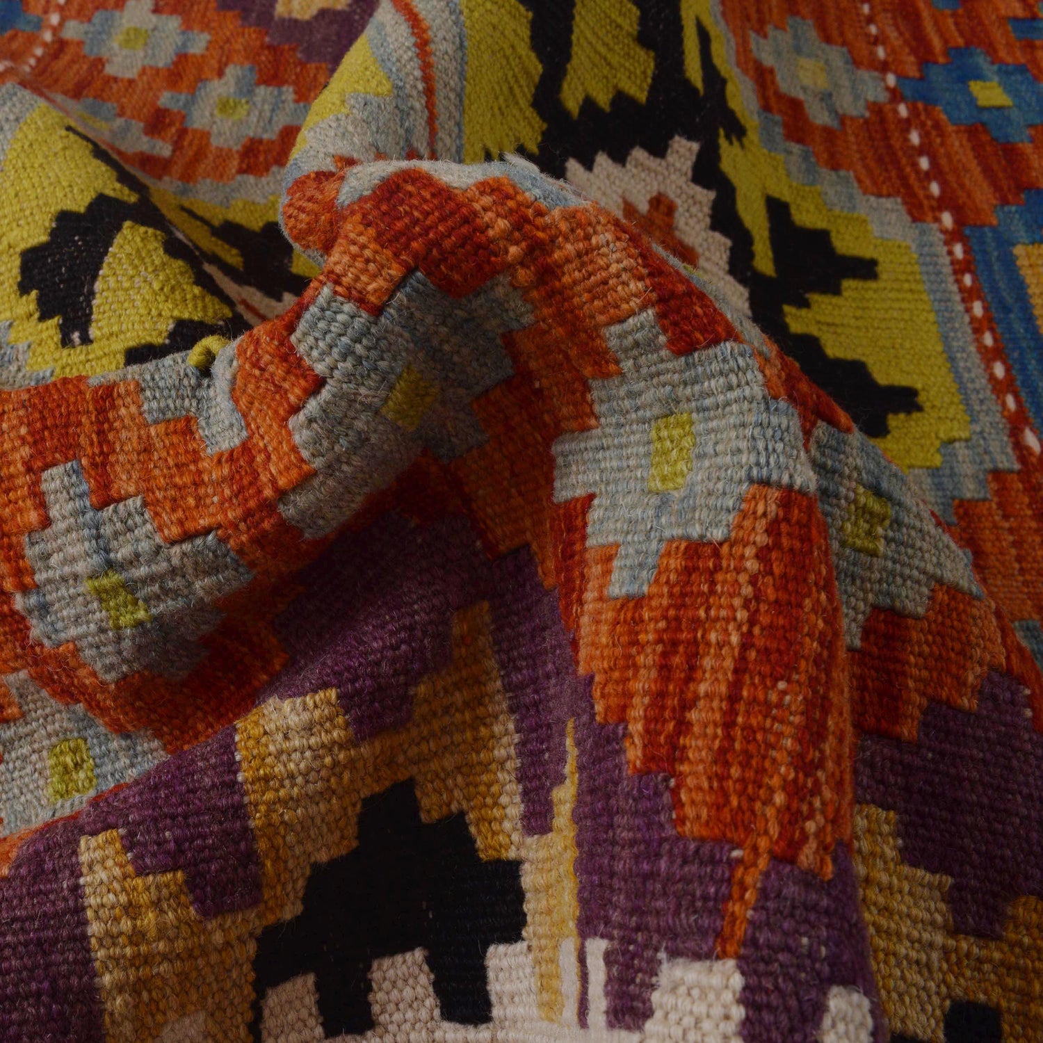 Handmade Vegetable Kilim Runner 2' 9" x 10' 0" ft / 84 x 304 cm - No. P36405