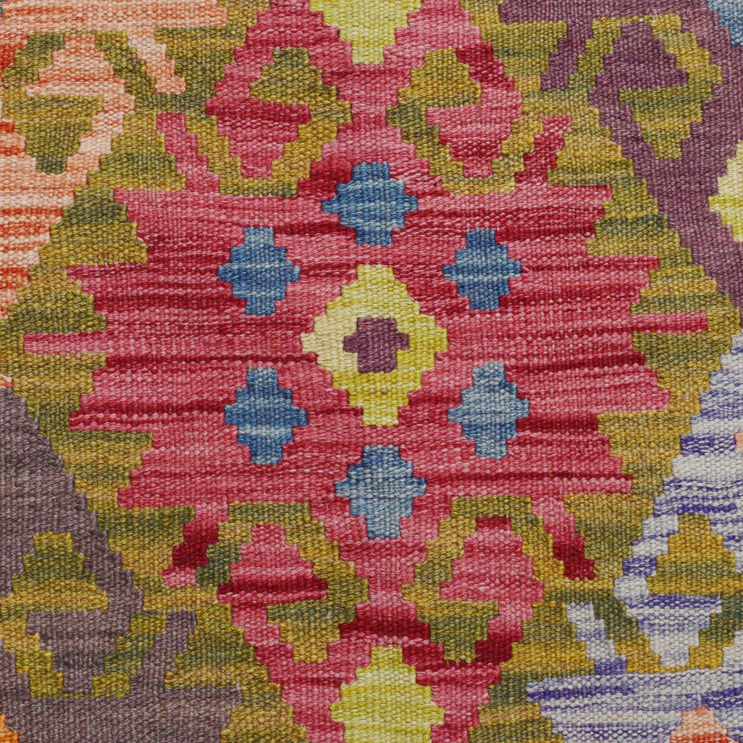 Handmade Afghan Vegetable Kilim 9' 8" x 16' 5" ft / 295 x 500 cm - No. P36409